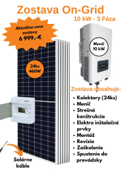 On-gridov� zostava 10kW-3F